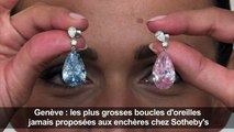 Suisse: vente aux enchères de boucles d'oreilles spectaculaires