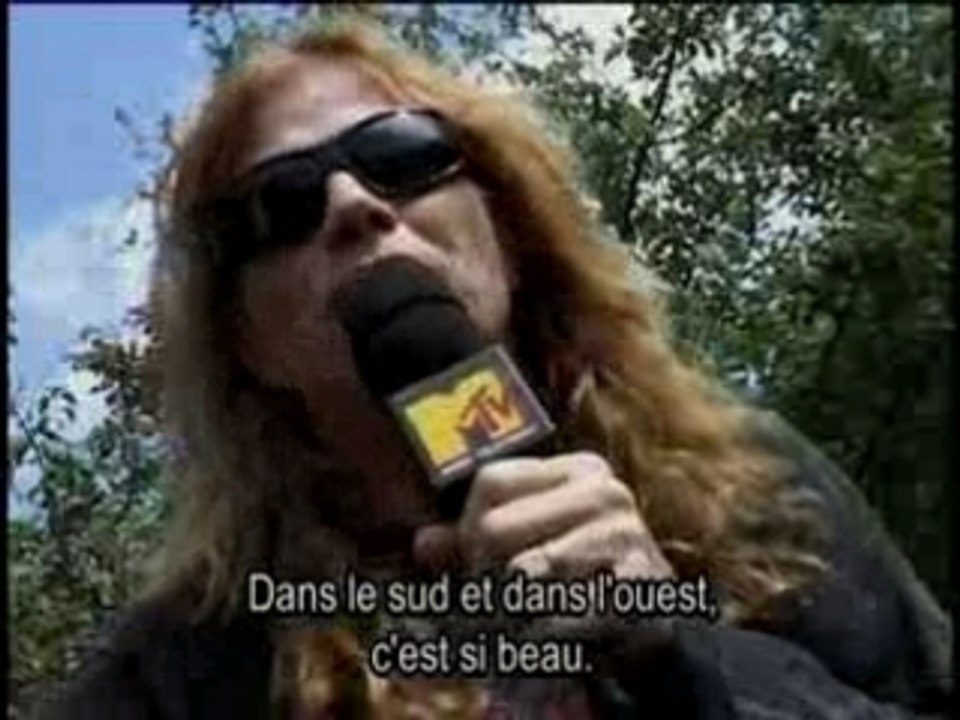 Megadeth - Dave Mustaine - Interview Hell Fest...