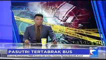 Pasutri Tewas Tertabrak Bus