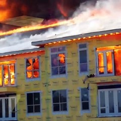 Amazing firefighter rescue