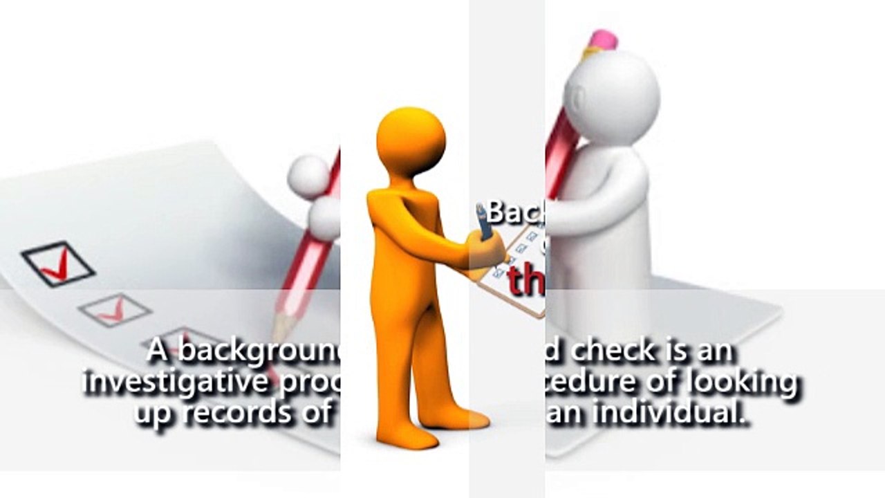 Running a Background Check