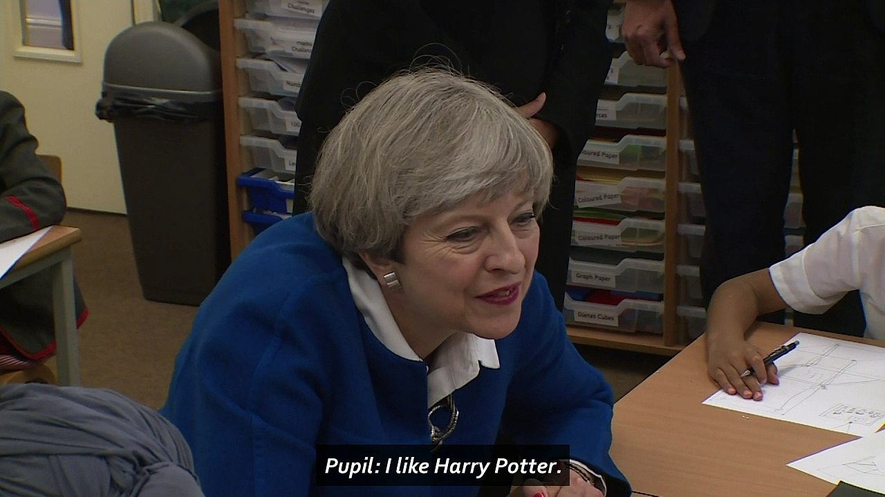 Theresa May reveals she's a big Harry Potter fan