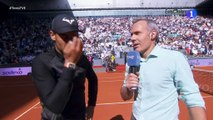 Rafael Nadal On-court interview / SF Madrid Open 2017