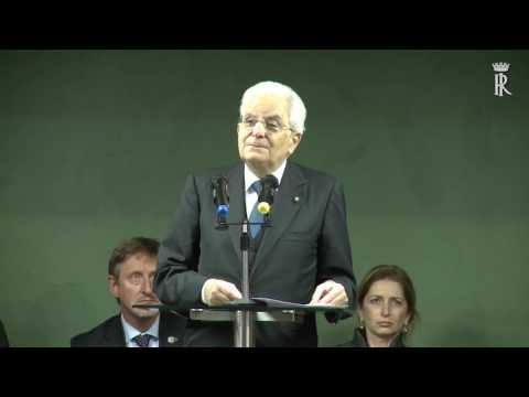 Montevideo - Mattarella alla Casa degli Italiani a Montevideo (13.05.17)