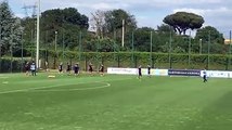 La Lazio si allena in vista della Coppa Italia