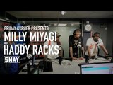 Friday Fire Cypher: Milly Miyagi and Haddy Racks Freestyles Live on Sway in the Morning