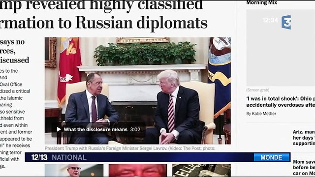 Donald Trump : le président américain aurait révélé des informations top secrètes à la Russie