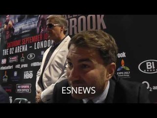 Eddie Hearn Full Interview on GGG vs Brook - esnews boxing