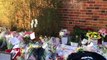 R.I.P George Michael. Flowers outside his home.  He died on Christmas day of natural causes