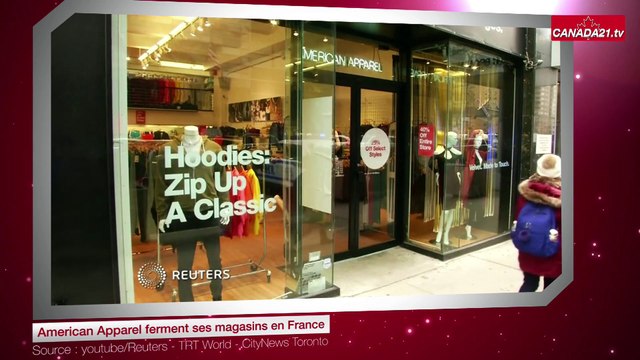 American Apparel ferment ses magasins en France