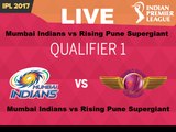 Mumbai Indians vs Rising Pune Supergiant, Qualifier 1 Live Streaming