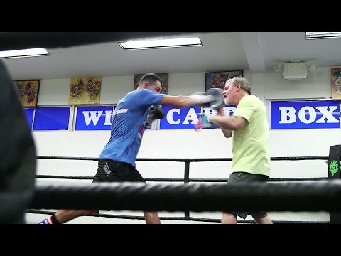 VIKTOR POSTOL BLASTS THE MITTS!!! PUTTING IN WORK FOR JULY 23RD