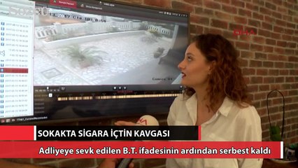 Sokakta sigara içtin kavgası!