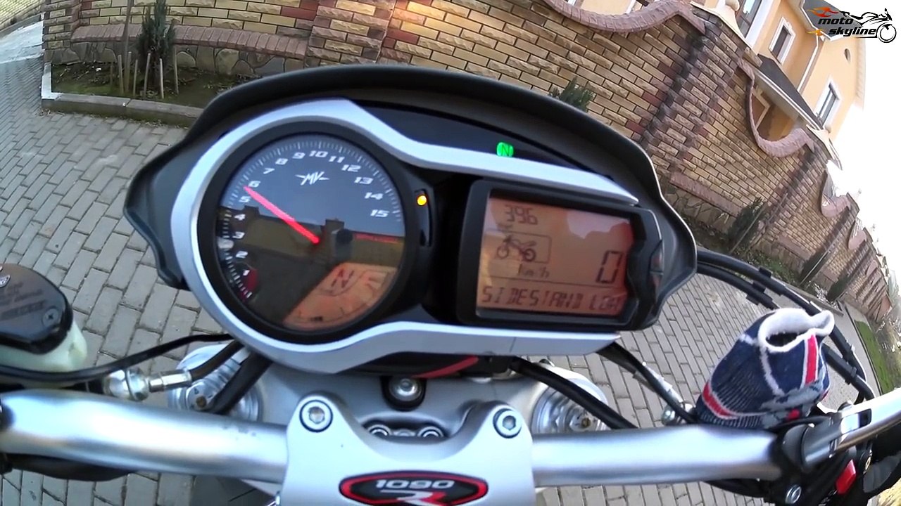 MV agusta brutale 1090 RR speed 0-230   exhaust sound