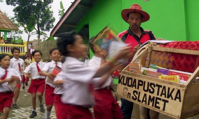 Ridwan Sururi, Pegiat Perpustakaan Keliling dengan Kuda