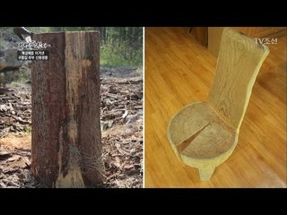 자연인의 즉석 나무 의자 만들기! [자연愛산다] 5회 20170516