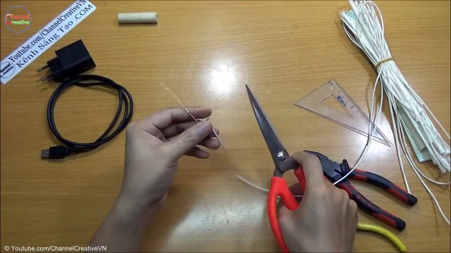 How To make USB Soldering Iron Simple - Port USB 5v- 2A