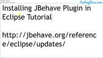 BDD Tutorial for Beginners- Installing JBehave Plugin in Eclipse