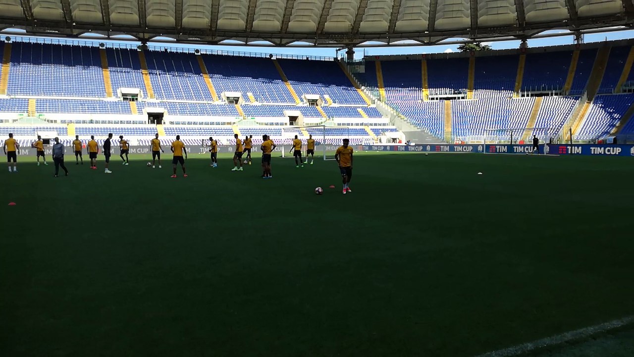 ALLENAMENTO JUVENTUS FINALE COPPA ITALIA 2017