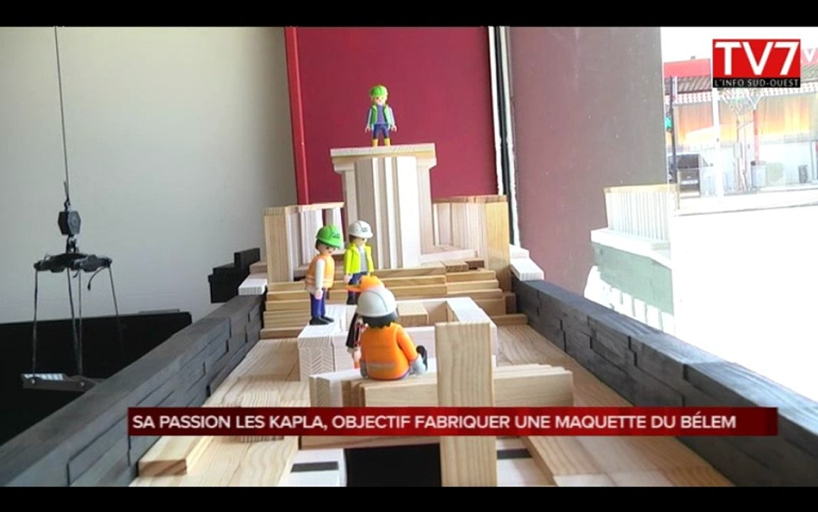 Fan des jeux Kapla, elle veut reconstituer le Belem en bois