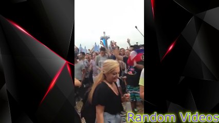 Girl Instantly Regrets Dancing In Empty Area At Rock Concert