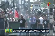 Palestina: diez heridos en disturbios en la conmemoración del Día de la Nakba