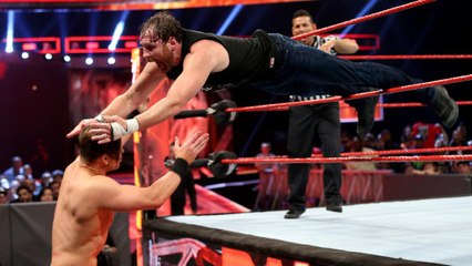 Dean Ambrose Vs The Miz Intercontinental Title Full Match - WWE Raw Live 16 May 2017
