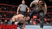 Roman Reigns Faceoff Finn Balor, Joe, Seth & Bray Wyatt WWE Raw 16-May-2017 Highlights