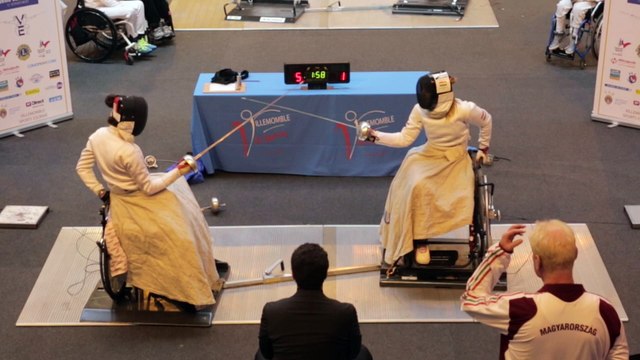 14ème Tournoi de Villemomble (2017) // Demi Finale Epée Dames // MORKVYCH (UKR) vs HAJMASI (HUN)