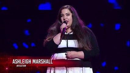 Ashleigh Marshall sings  Reflection    The Voice Australia 2016