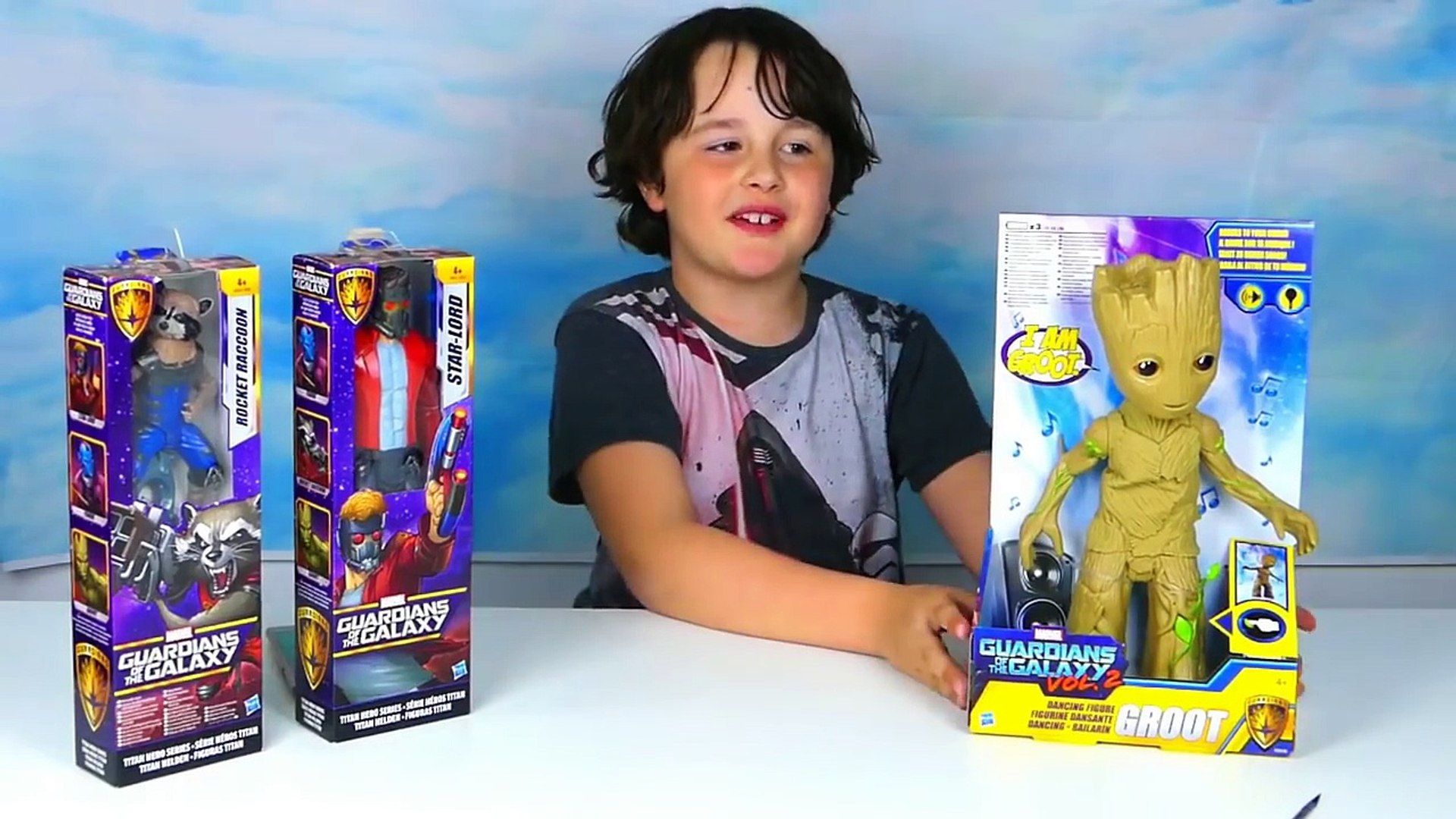 Les Gardiens De La Galaxie Jouet Bebe Groot En Danger Video Dailymotion