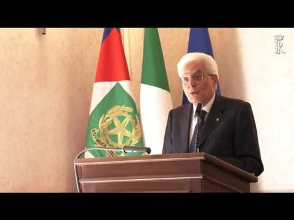 Roma - Mattarella al 150° anniversario della Società Geografica Italiana (16.05.17)