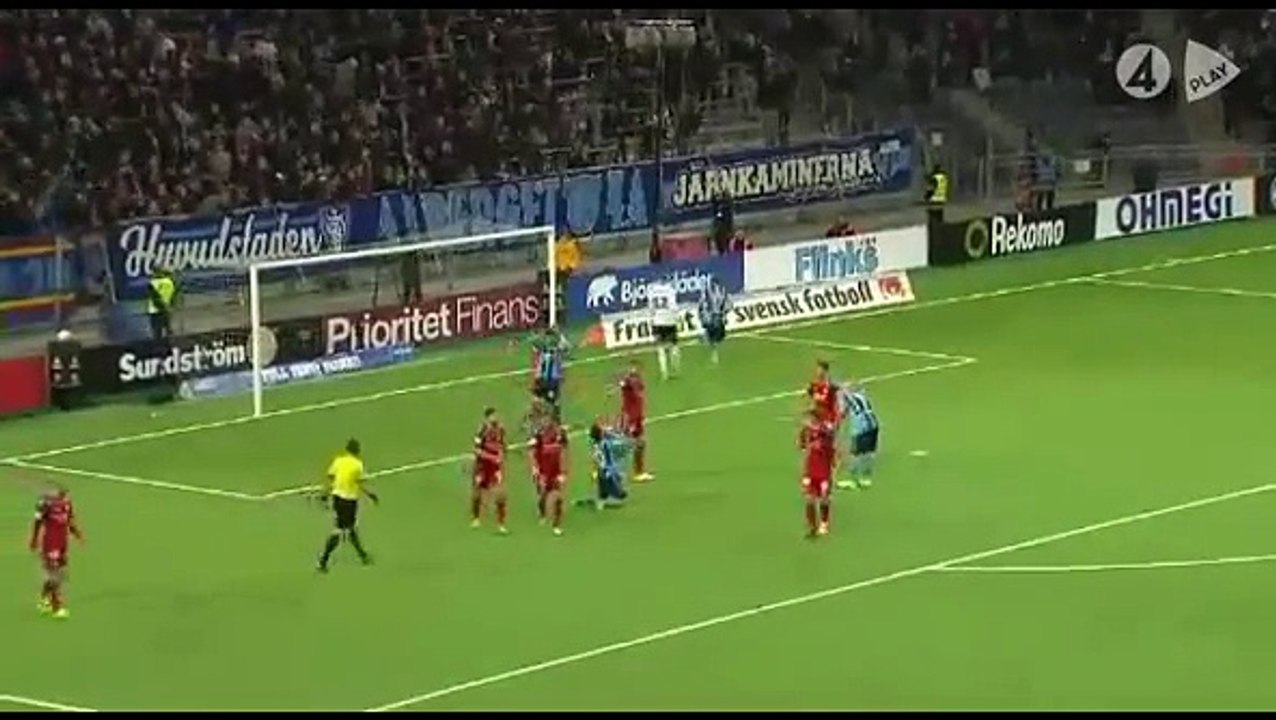 Djurgardens 1:0 Goeteborg (Swedish Allsvenskan. 15 May 2017)