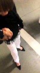 Rafa Justus usa salto alto da mãe