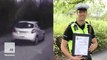 Police officer rescues unconscious driver in out-of-control car