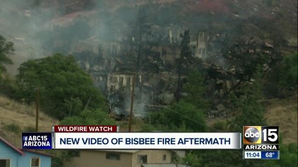 Six structures damaged after fire spreads throughout Bisbee