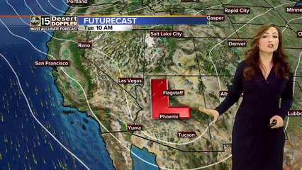 The cool down continues to Tuesday with breezy conditions!