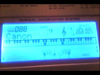 Canon in D - Pachelbel -Screen keyboard (Notes)