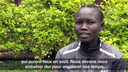 Des réfugiés se préparent pour les championnats d'athlétisme