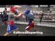Michael Perez vs Mikey Garcia Sparring - EsNews Boxing