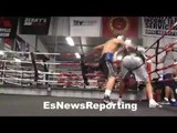 Tanajara vs Maidana sparring - EsNews Boxing
