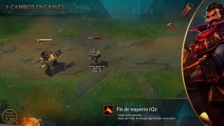 Parche 7.10 ¿El fin del rey Graves de la jungla?