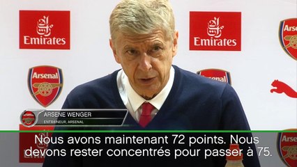 34e j. (en retard) - Wenger dresse un bilan plutôt positif