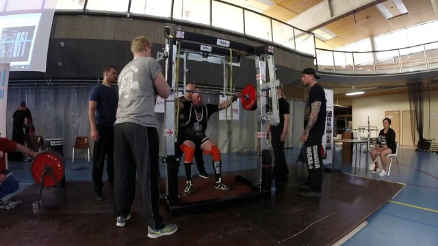 Jalkakyykky 2 päivä. FPO voimanosto SM 7.5-2017 Pori Finland