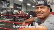 Maidana vs Tanajara Sparring Robert Garcia says: 