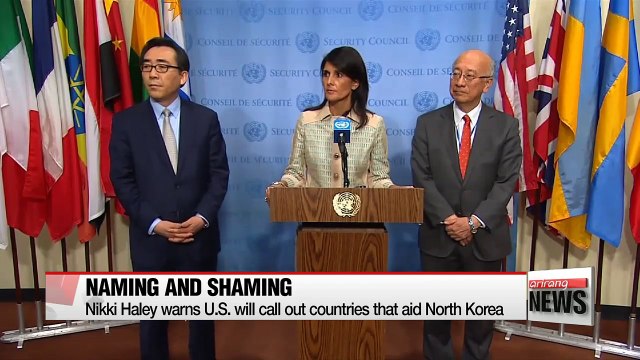 U.S. envoy to UN vows U.S. will call out countries aiding North Korea
