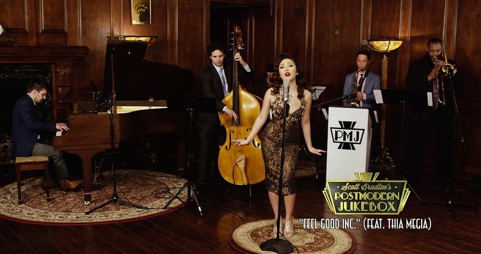 Feel Good Inc. - Vintage Ella Fitzgerald Style Gorillaz Cover ft. Thia Megia