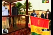 Le Président de la République est arrivé en Guinée Conakry cet après-midi où il a été accueilli par son homologue Alpha Condé