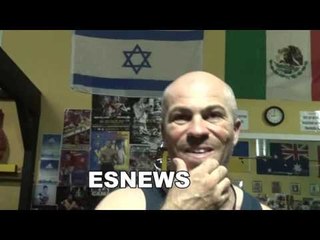 15 year old david kaminsky sparring postol for crawford fight - EsNews Boxing