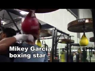 mikey garcia one of a kind speed bag stand EsNews Boxing